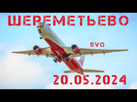 Видео: Споттинг в Шереметьево 20.05.2024 часть 1