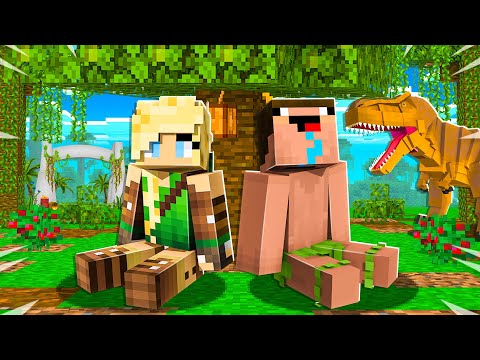 Видео: Я оказался в ловушке на острове динозавров... - Minecraft