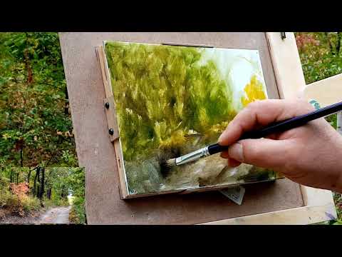 Видео: Пленэр "Осенний лес"