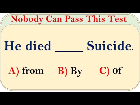 Видео: Смешанный тест по английской грамматике: только 5% Вы можете набрать 95% в этом тесте