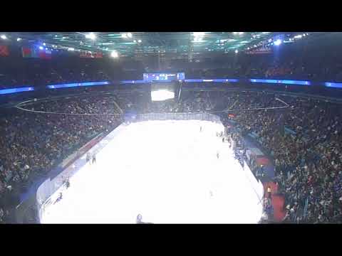 Видео: Ледовый Дворец Санкт Петербург СКА и Шанхайские Dragons 6 ноября - третий период Победа