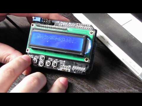 Видео: LCD Keypad Shield для Arduino, обзор и работа.