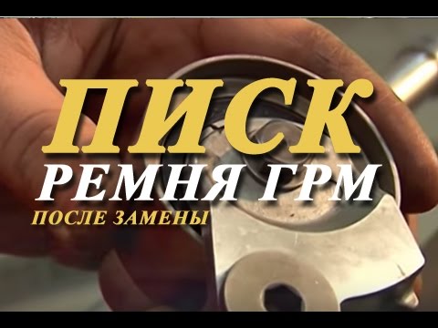 Видео: Писк ремня ГРМ после его замены. Причины.