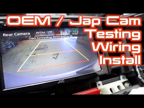 Видео: Как подключить японскую или оригинальную парковочную камеру к экрану вторичного рынка.
