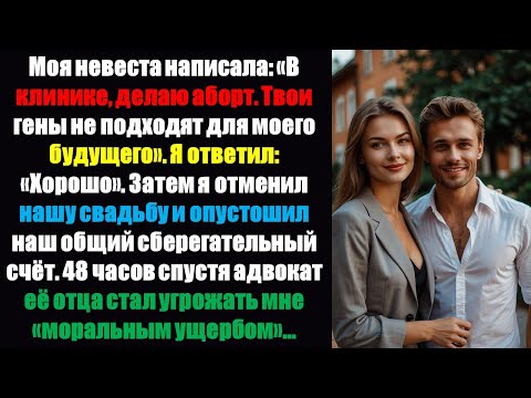 Видео: Моя невеста написала: «В клинике делают аборт. Твои гены недостаточно хороши» /Reddit Stories