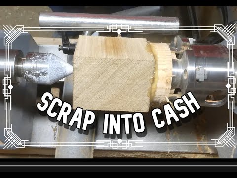 Видео: #ТочениеДерева..Превращаем древесный лом в деньги.. Простой урок...