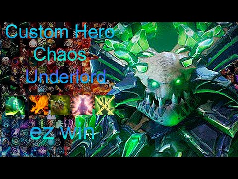 Видео: Чиловая катка в кастомке - (Underlord , custom hero chaos , dota 2).