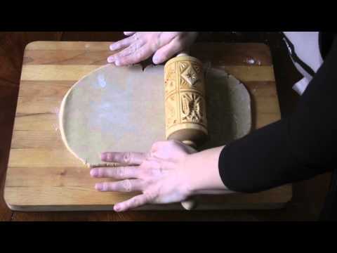 Видео: Видео-урок # 2. Как из обычного теста сделать печенье с красивым узором