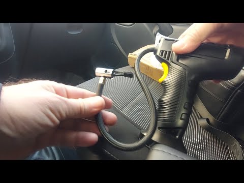 Видео: LADA GRANTA FL Воздушный компрессор на аккумуляторе для машины