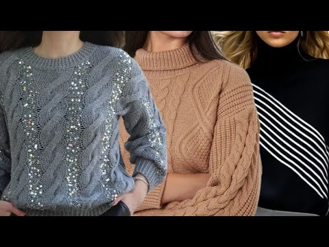 Видео: ВЯЗАНИЕ сегодня. Обалденные свитеры, джемперы, пуловеры. Awesome sweaters, jumpers, and pullovers.