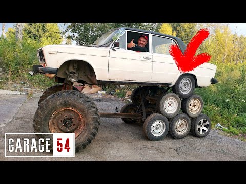 Видео: 14-ти КОЛЕСНАЯ ЖИГА МОНСТР