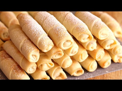 Видео: ЧТО МОЖЕТ Быть ВКУСНЕЕ?! ТРУБОЧКИ с НАЧИНКОЙ! И ФОРМА НЕ Нужна! ПЕЧЕНЬЕ ТРУБОЧКИ с ВАРЁНОЙ СГУЩЁНКОЙ