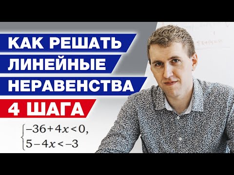 Видео: Пошагово решение неравенств! / Как решать линейные неравенства?