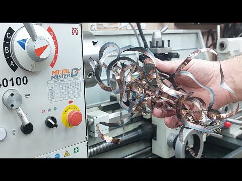 Видео: Просто Шок! Мега съем на токарном станке по металлу Metal Master X40100 C УЦИ!