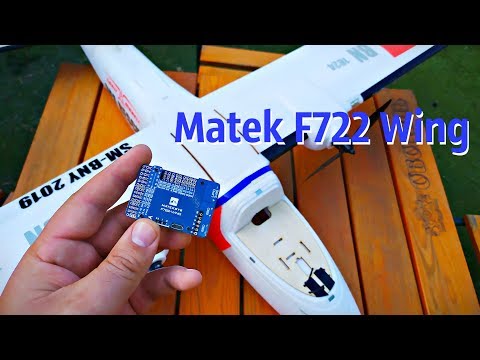 Видео: Установка  Matek F722-Wing на Sonicmodell Binary 1200mm, доработка самолета и подключение FPV.