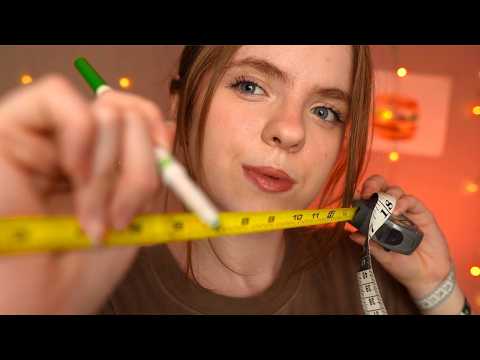 Видео: ASMR Шучу с твоим лицом?! 📏 Измеряю, обвожу и рисую на твоём лице 🍔 Ролевой челлендж!