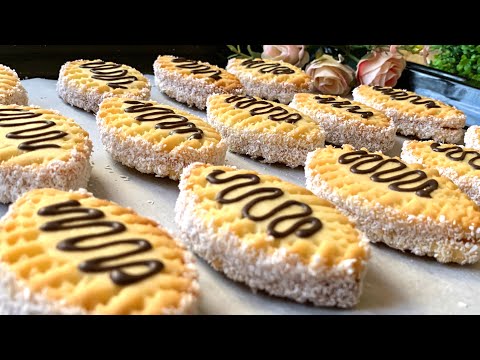 Видео: Быстрое и простое печенье для вашей семьи, Невероятно вкусное! Тает во рту!