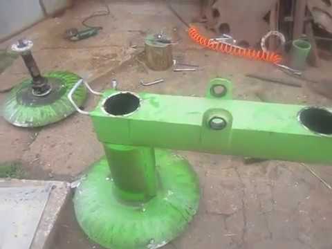Видео: (Home-made rotor mower)Саморобна роторна косарка перша поломка
