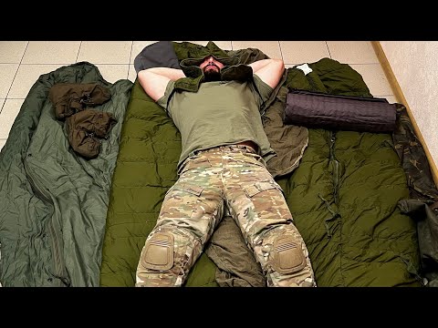 Видео: Моя спальная система. Спальный мешок армии Канады.