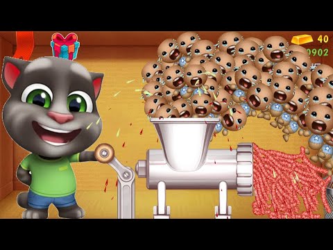 Видео: Том Герой против Бадди против Ужасной Мясорубки | Kick The Buddy