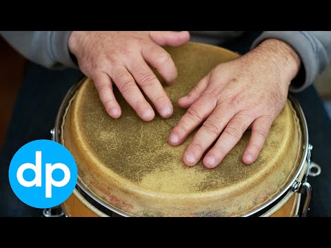 Видео: Как играть на барабанах конга: основные рисунки квинто!