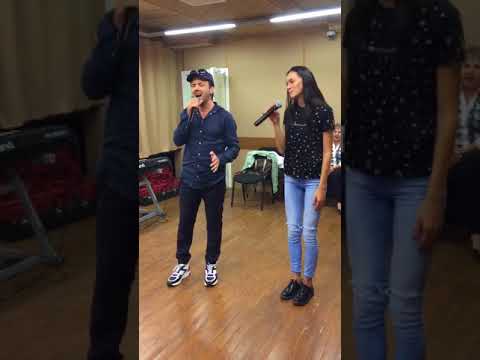 Видео: Гела Гуралиа и Полина Конкина (репетиция) - Tell me - 03.09.2017