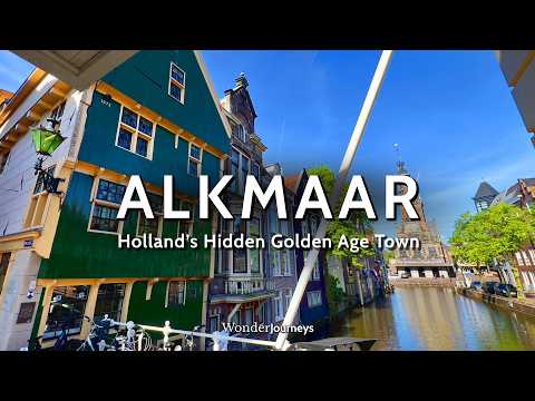 Видео: Алкмаар: очаровательная сестра Амстердама 🇳🇱 [4K]