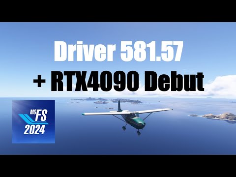 Видео: RTX 4090 + SU4 v 1.6.16 и драйвер 581.57 | Sim MSFS 2024