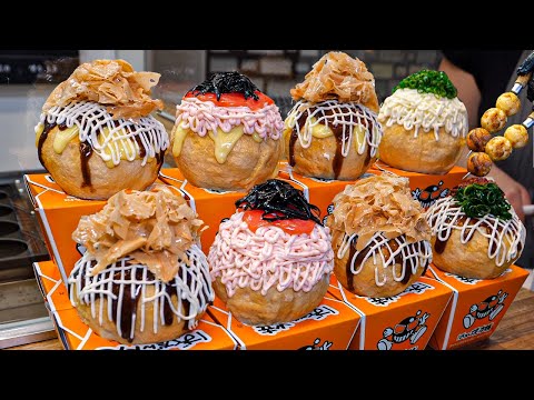 Видео: Невероятно! Самая большая такаояки в мире продаётся 10 000 раз в месяц – Корейская уличная еда