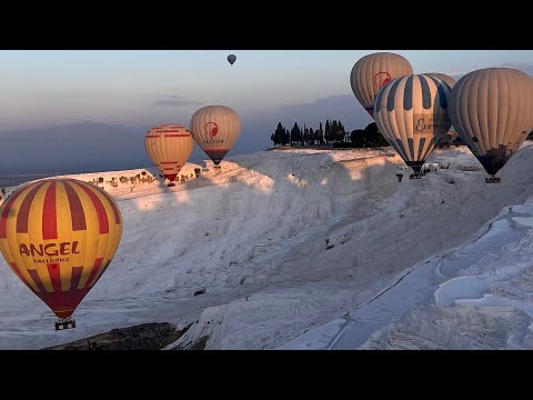 Видео: Високо над Памуккале 