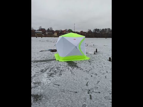 Видео: Обзор зимней палатки "медведь куб-3"