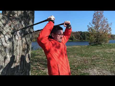 Видео: Ходьба и упражнения с палками Банджи Памп.