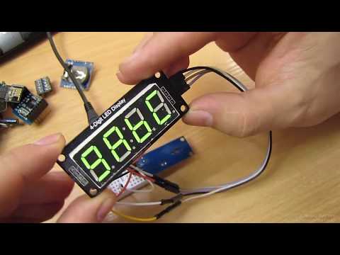 Видео: Часы на esp8266 и tm1637 с синхронизацией времени через интернет