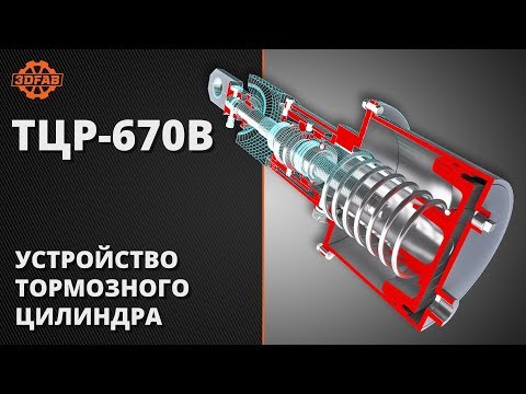 Видео: ТЦР-670В (устройство тормозного цилиндра)