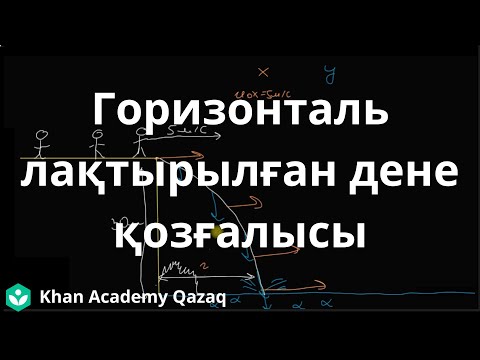 Видео: Горизонталь лақтырылған дене қозғалысы | Физика | Қазақ Хан Академиясы