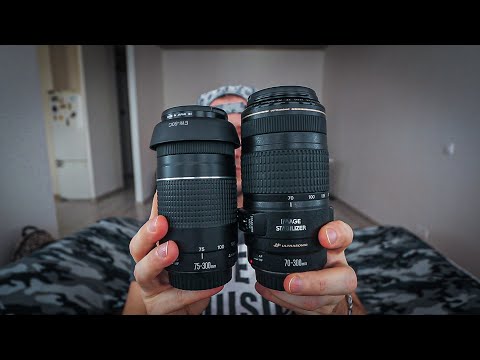 Видео: СANON EF 70-300 IS USM vs 75-300 III. Почему я сменил телефото зум объектив для Canon 5D.