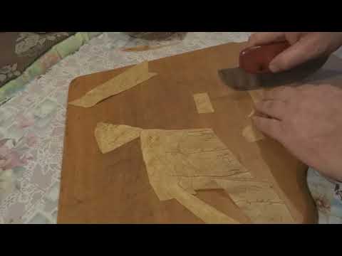 Видео: Готовим табачный лист для сигариллок с ароматным соусом. 2 часть.