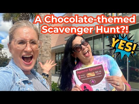 Видео: Шоколадное приключение в Селебрейшне, Флорида! Игра «Охота за сокровищами» + «Вилли Вонка» + моро...