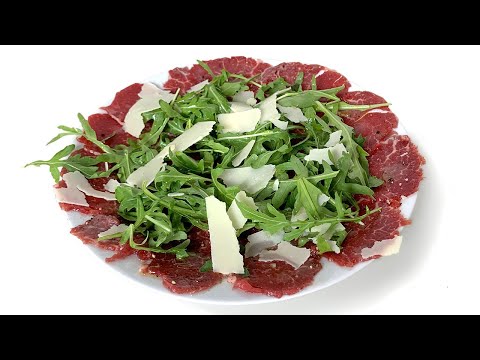 Видео: Рецепт Карпаччо: мясо, помидоры, белые грибы - лучшие блюда для сыроедов | Я ЛЮБЛЮ ЕДУ