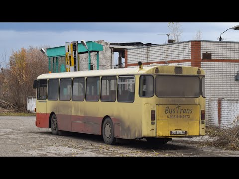 Видео: Автобус MAN SL200 (О 681 ЕУ 22). Покатушки по Новоалтайску. / Fahrt mit dem MAN SL200 Bus.