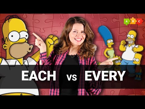 Видео: Разница между each и every || Puzzle English