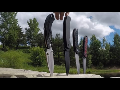 Видео: Тест ножей Kershaw Blur, Fox Forza, Marser Ka-271 и Steel Will Cutjack