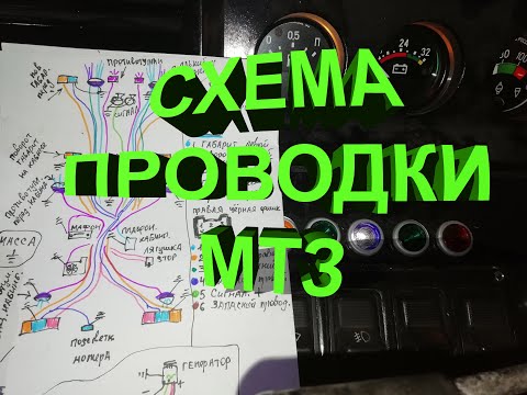 Видео: СХЕМА ПРОВОДКИ МТЗ И ПРОЧИЕ ТРАКТОРА + АВТО