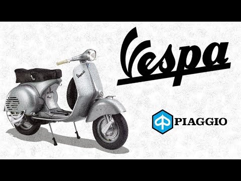 Видео: История мотороллеров Vespa