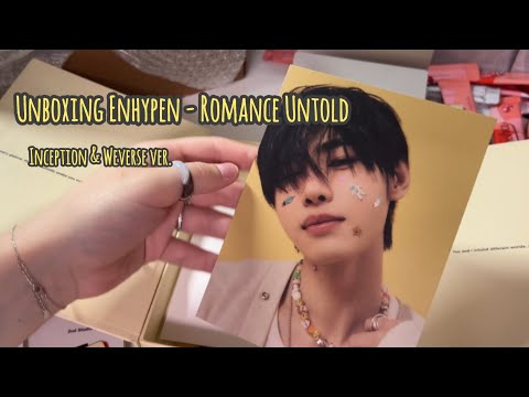 Видео: Распаковка Enhypen: Romance Untold Inceptio & Weverse version