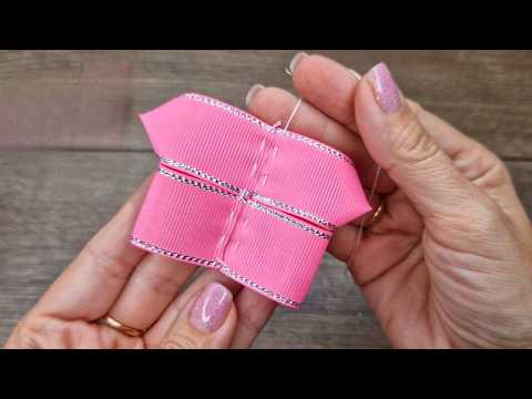 Видео: Новая ПРОСТАЯ ИДЕЯ. Рекомендую делать именно ТАК. Красивые резиночки для девочек.