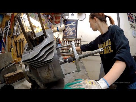 Видео: Настя всё сломала | Двигатель Jawa 634