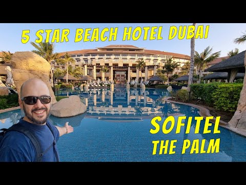 Видео: Sofitel Dubai The Palm Resort & Spa — роскошные апартаменты с 1 спальней — лучший пляжный отель в...