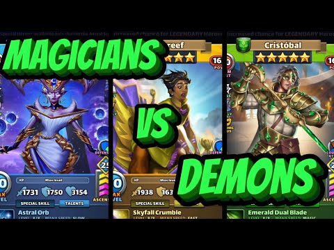 Видео: Empires & Puzzles Шариф Кристобаль и Анатема, уродливая демоническая ведьма Запада. Кто-нибудь хо...