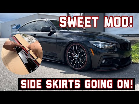 Видео: Как ОЧЕНЬ ЛЕГКО установить боковые обвесы на BMW!